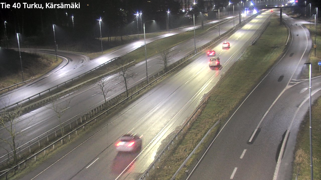 Weather Camera Image Väg 40 Åbo, Kärsämäki, Turku, Varsinais-Suomi