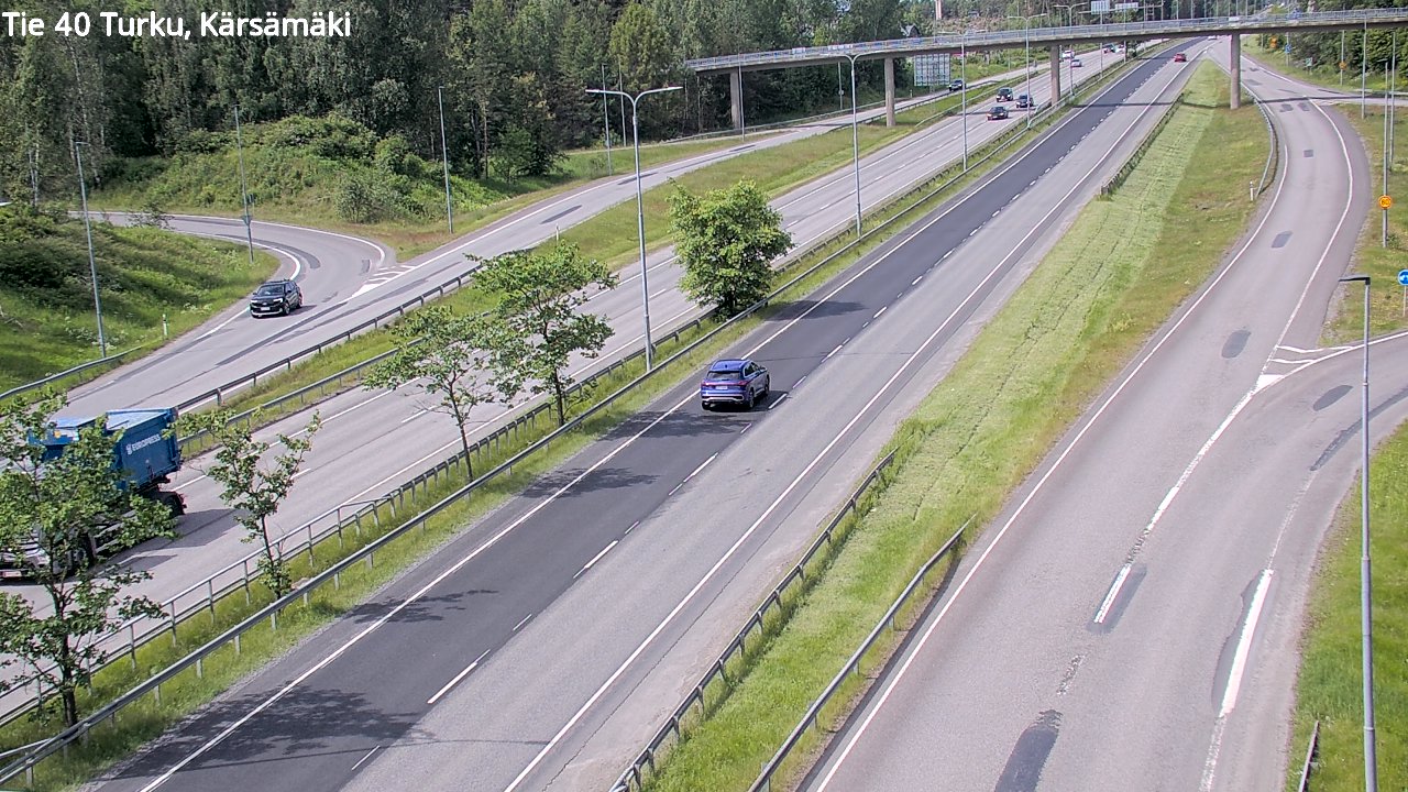 Weather Camera Image Väg 40 Åbo, Kärsämäki, Turku, Varsinais-Suomi