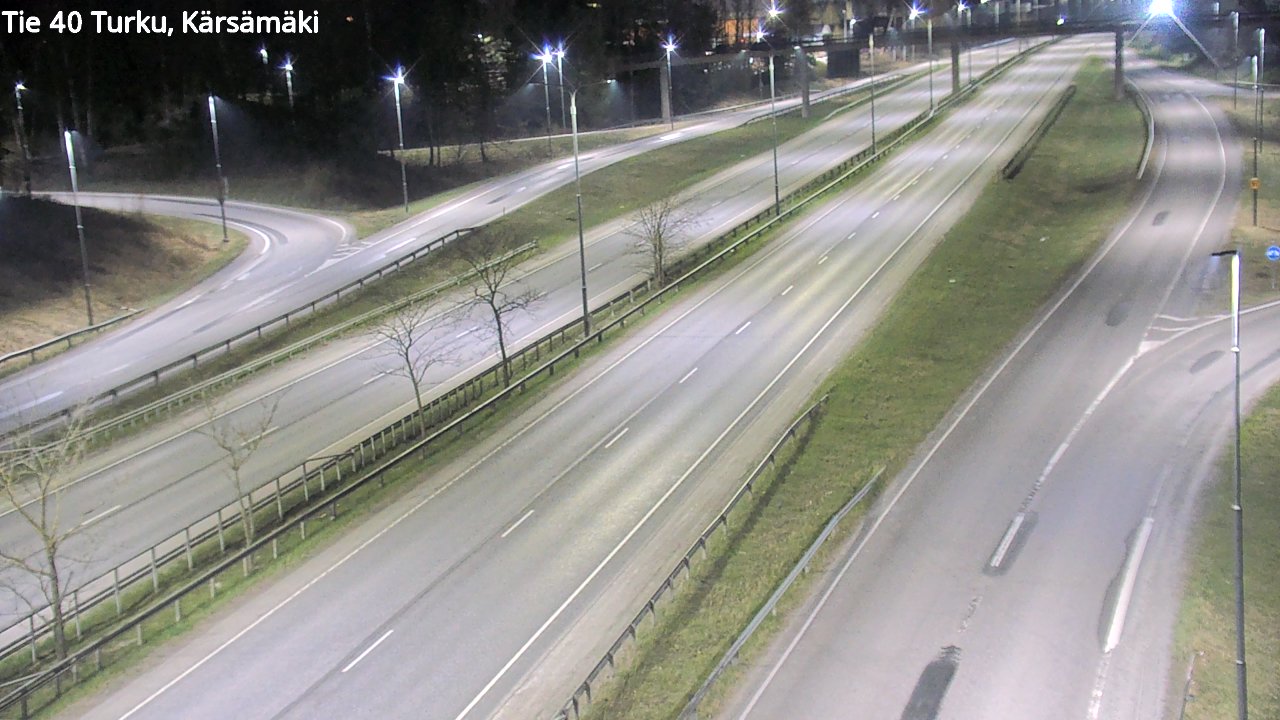 Weather Camera Image Road 40 Turku, Kärsämäki, Turku, Varsinais-Suomi