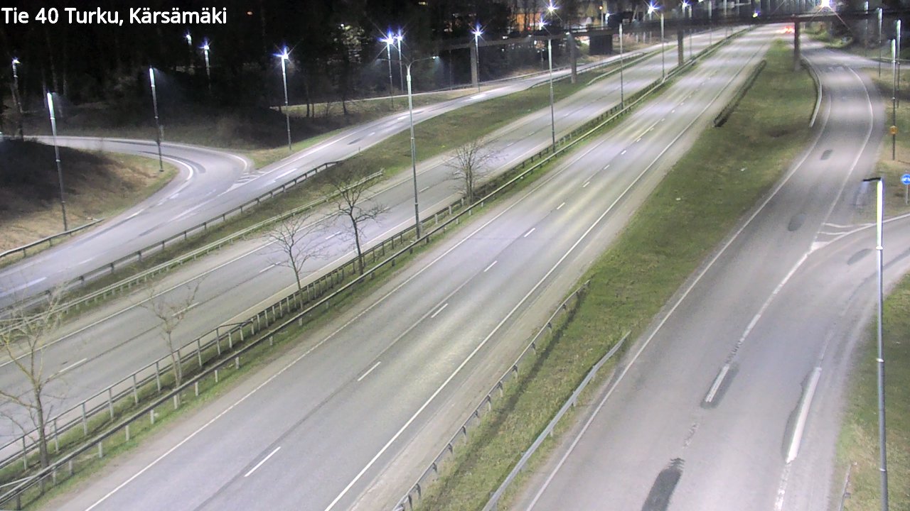 Weather Camera Image Road 40 Turku, Kärsämäki, Turku, Varsinais-Suomi