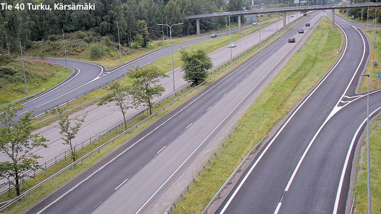 Weather Camera Image Road 40 Turku, Kärsämäki, Turku, Varsinais-Suomi