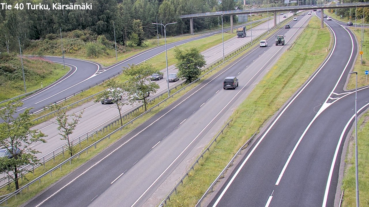 Weather Camera Image Road 40 Turku, Kärsämäki, Turku, Varsinais-Suomi