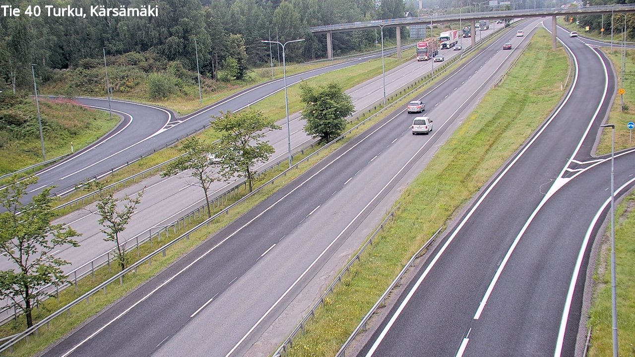 Weather Camera Image Road 40 Turku, Kärsämäki, Turku, Varsinais-Suomi