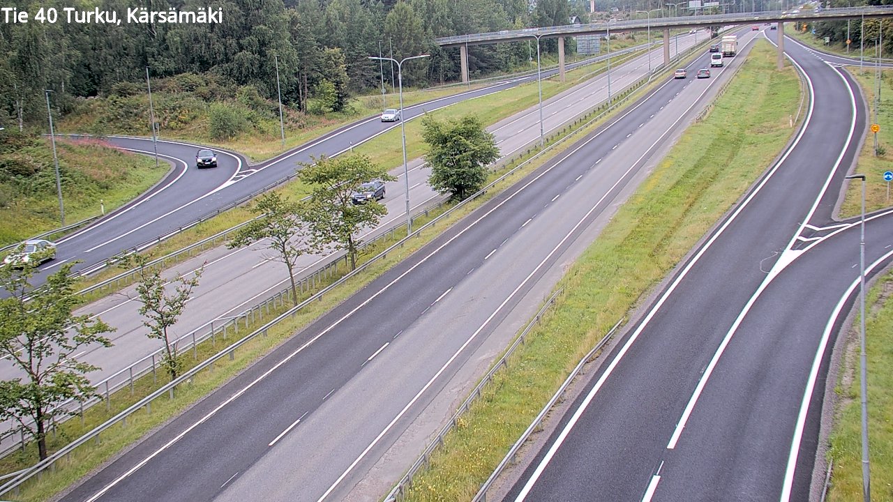 Weather Camera Image Road 40 Turku, Kärsämäki, Turku, Varsinais-Suomi
