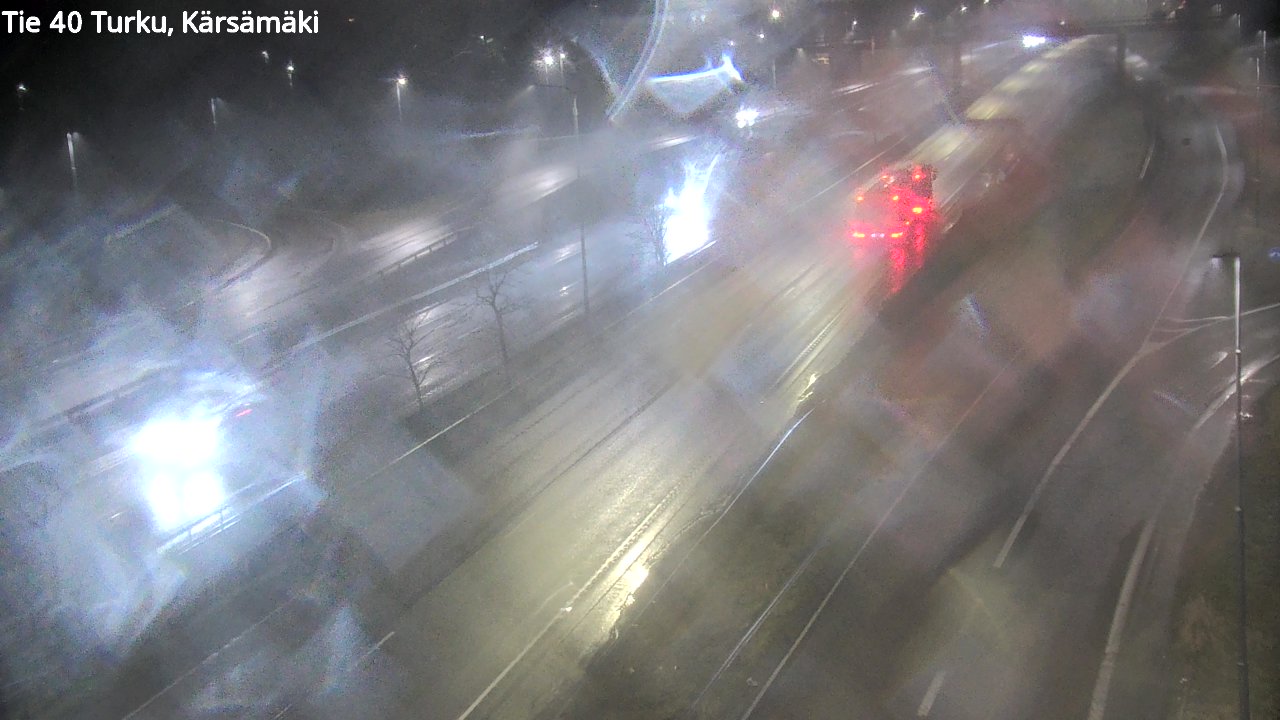 Weather Camera Image Väg 40 Åbo, Kärsämäki, Turku, Varsinais-Suomi
