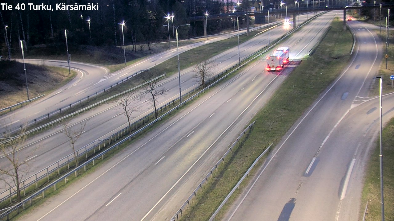 Weather Camera Image Road 40 Turku, Kärsämäki, Turku, Varsinais-Suomi