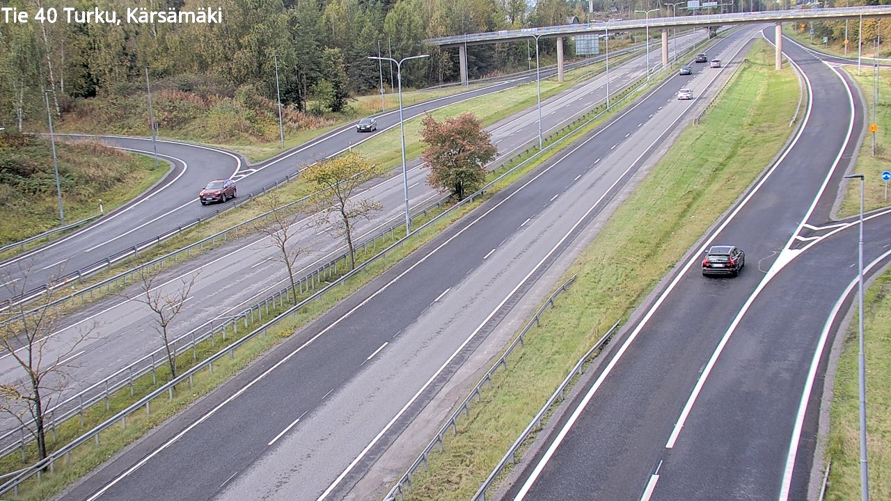 Weather Camera Image Road 40 Turku, Kärsämäki, Turku, Varsinais-Suomi