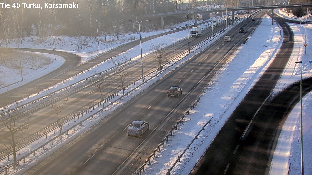 Weather Camera Image Road 40 Turku, Kärsämäki, Turku, Varsinais-Suomi