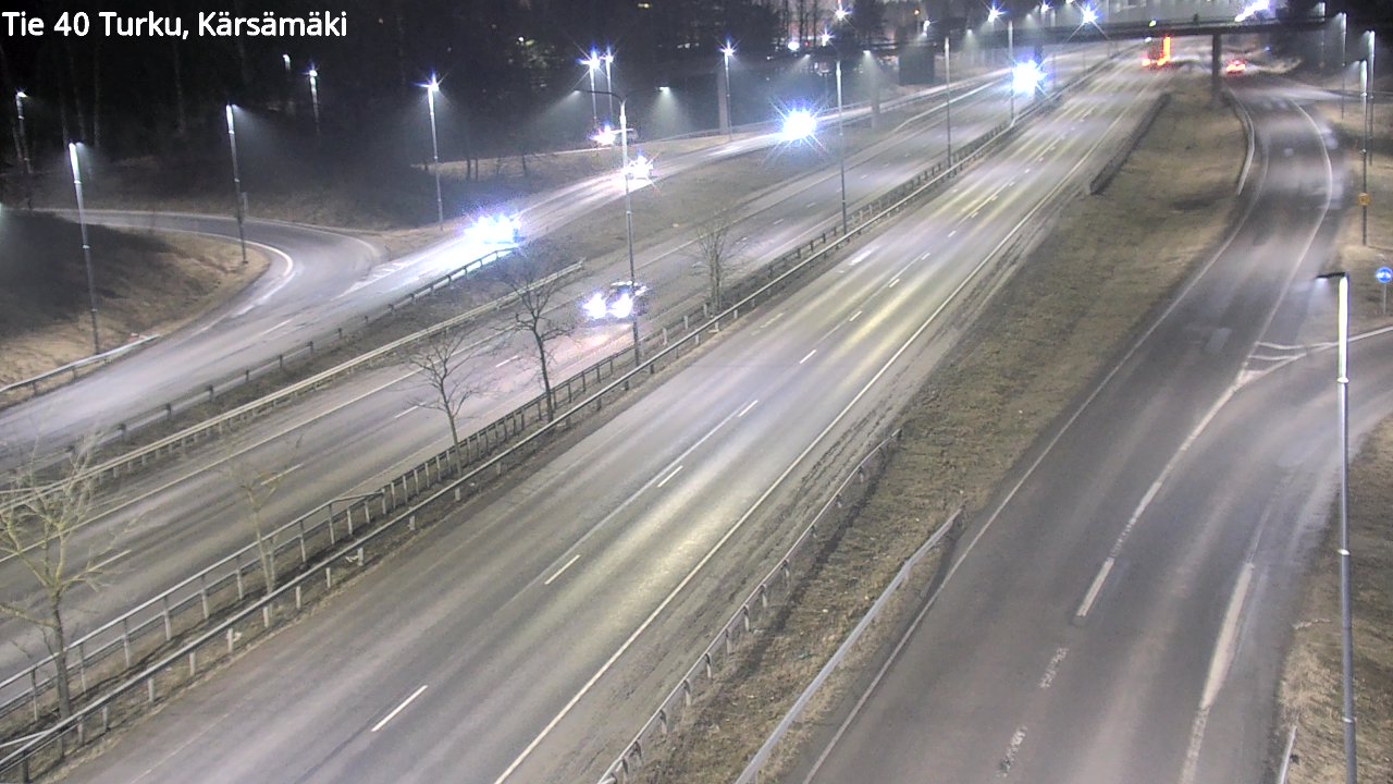 Weather Camera Image Road 40 Turku, Kärsämäki, Turku, Varsinais-Suomi