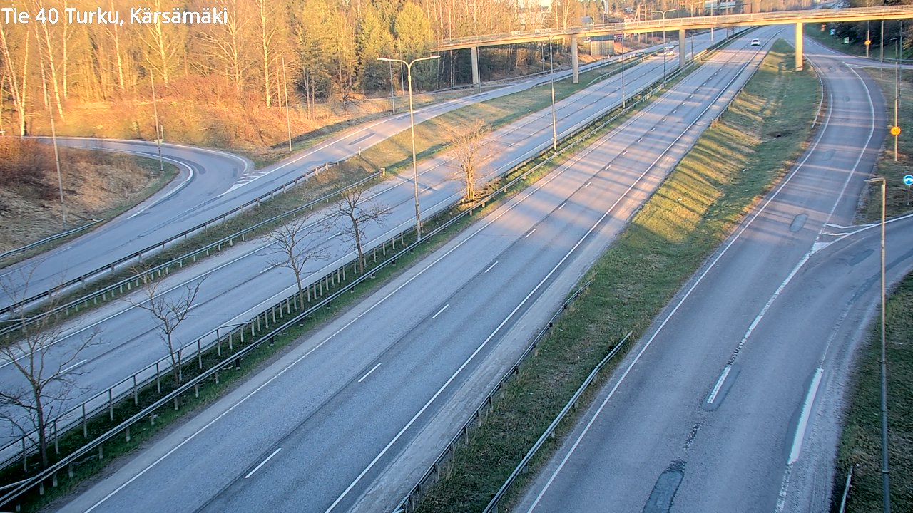 Weather Camera Image Road 40 Turku, Kärsämäki, Turku, Varsinais-Suomi