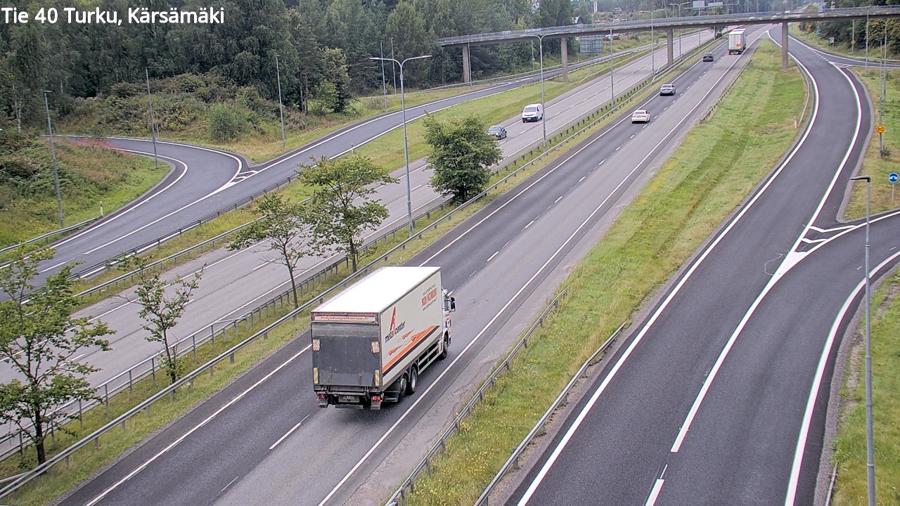 Weather Camera Image Road 40 Turku, Kärsämäki, Turku, Varsinais-Suomi