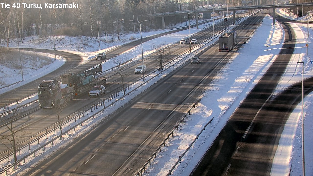 Weather Camera Image Road 40 Turku, Kärsämäki, Turku, Varsinais-Suomi