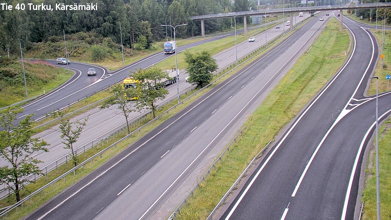 Weather Camera Image Road 40 Turku, Kärsämäki, Turku, Varsinais-Suomi