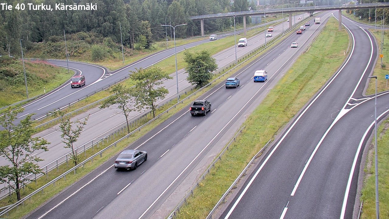 Weather Camera Image Road 40 Turku, Kärsämäki, Turku, Varsinais-Suomi