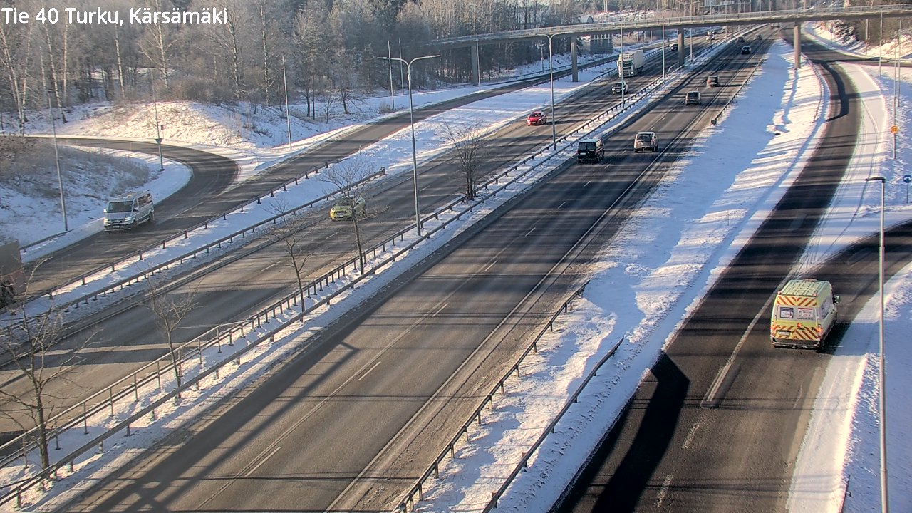 Weather Camera Image Road 40 Turku, Kärsämäki, Turku, Varsinais-Suomi