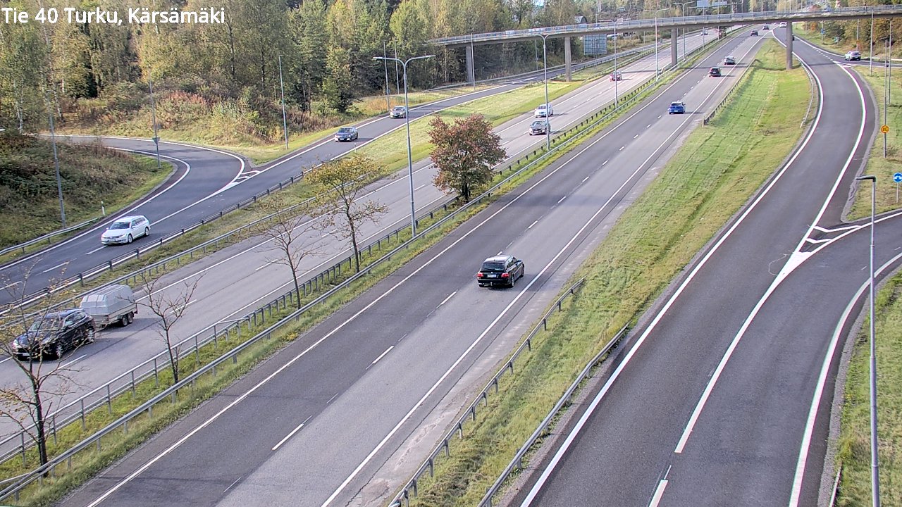 Weather Camera Image Road 40 Turku, Kärsämäki, Turku, Varsinais-Suomi