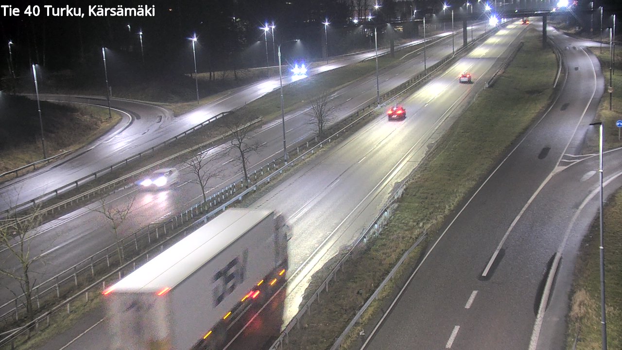 Weather Camera Image Väg 40 Åbo, Kärsämäki, Turku, Varsinais-Suomi