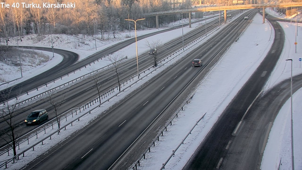 Weather Camera Image Road 40 Turku, Kärsämäki, Turku, Varsinais-Suomi