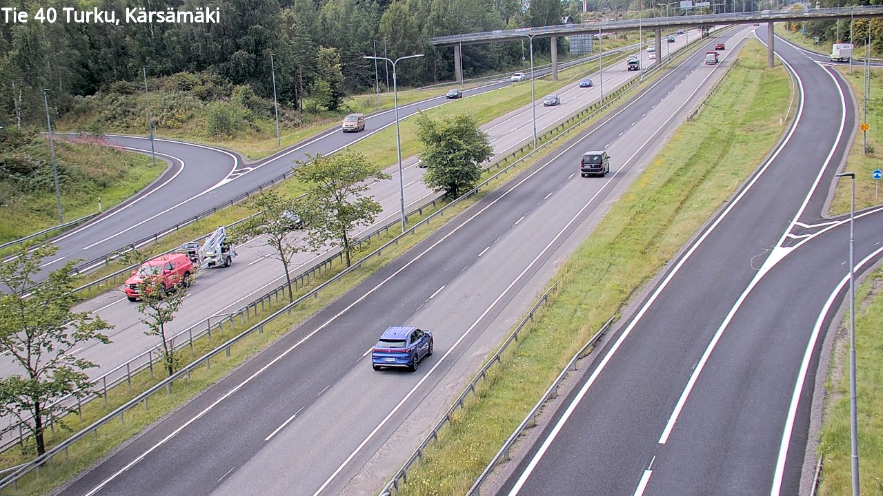 Weather Camera Image Road 40 Turku, Kärsämäki, Turku, Varsinais-Suomi