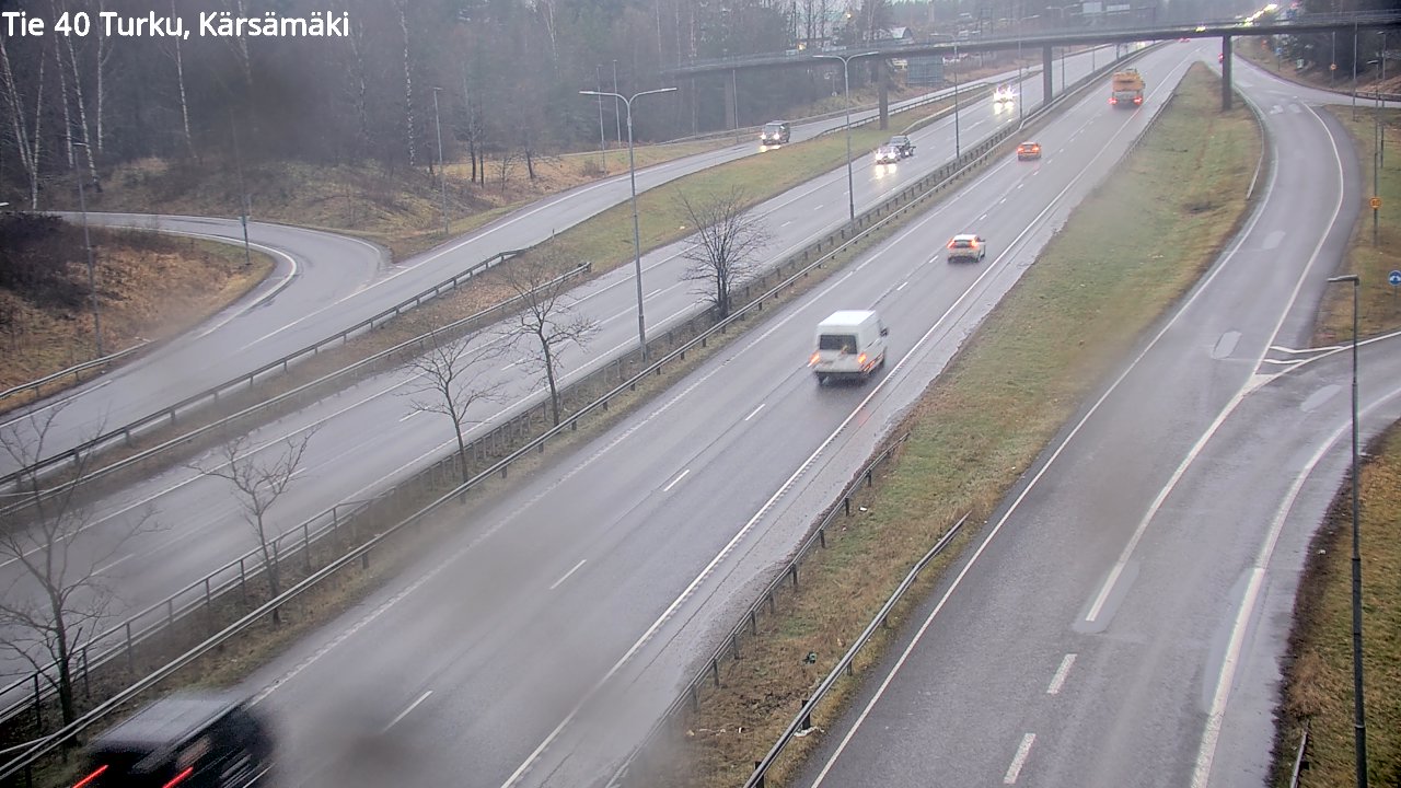 Weather Camera Image Väg 40 Åbo, Kärsämäki, Turku, Varsinais-Suomi