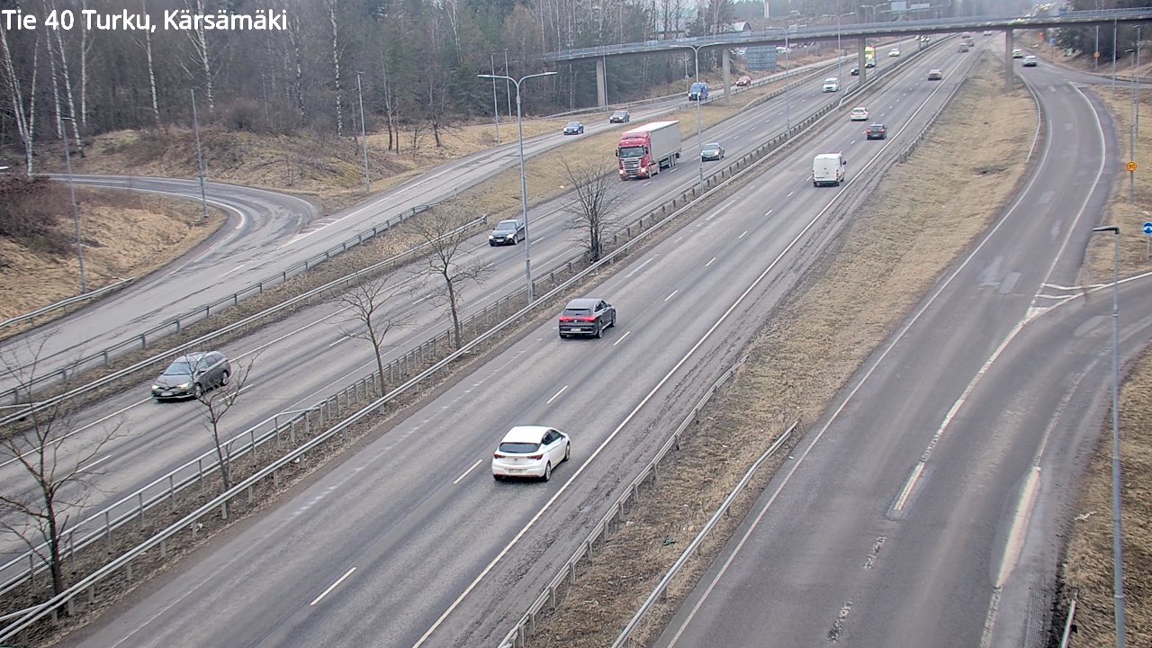 Weather Camera Image Road 40 Turku, Kärsämäki, Turku, Varsinais-Suomi