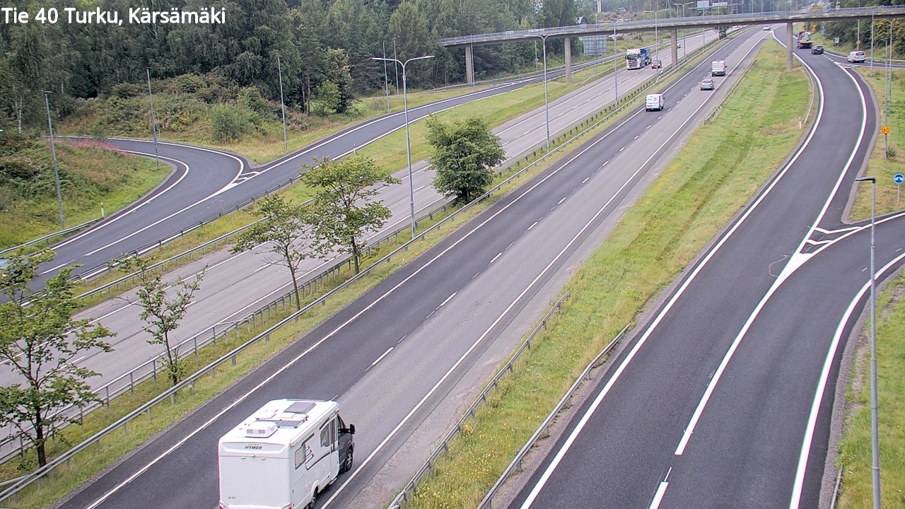 Weather Camera Image Road 40 Turku, Kärsämäki, Turku, Varsinais-Suomi