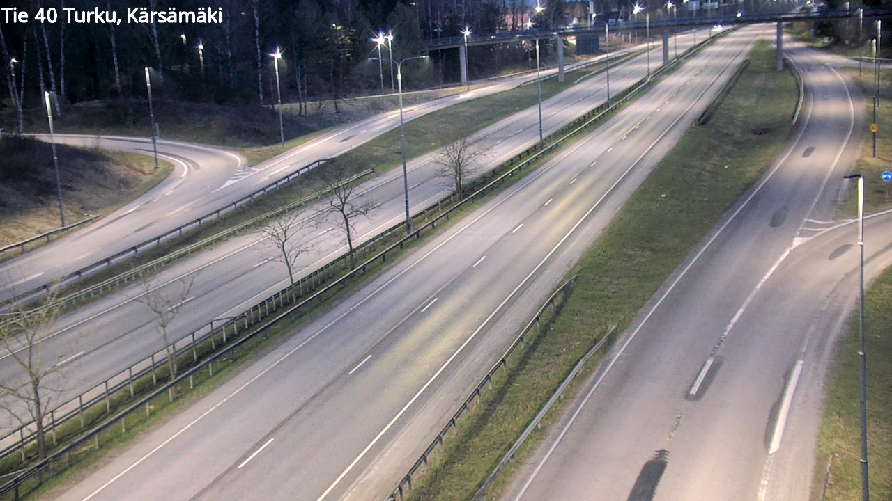 Weather Camera Image Road 40 Turku, Kärsämäki, Turku, Varsinais-Suomi