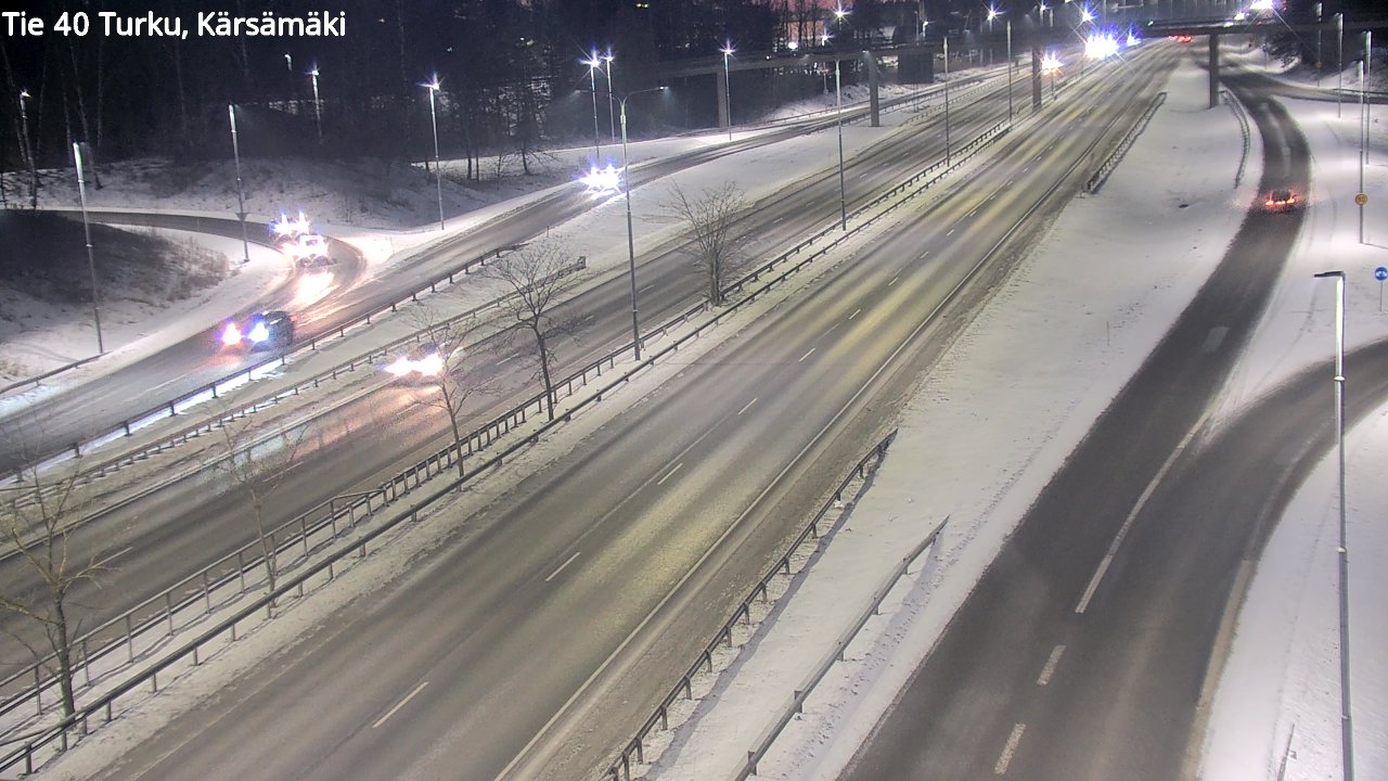 Weather Camera Image Väg 40 Åbo, Kärsämäki, Turku, Varsinais-Suomi