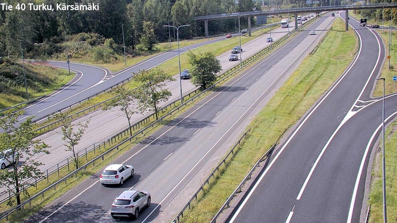 Weather Camera Image Road 40 Turku, Kärsämäki, Turku, Varsinais-Suomi