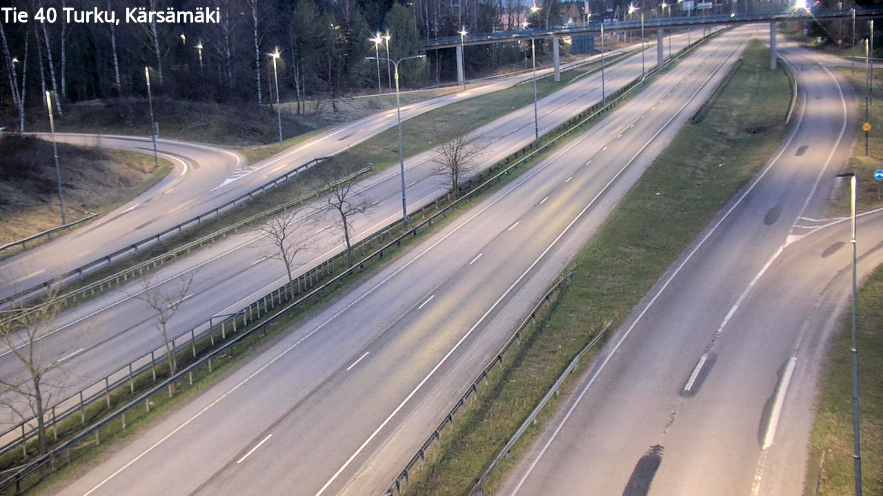 Weather Camera Image Road 40 Turku, Kärsämäki, Turku, Varsinais-Suomi