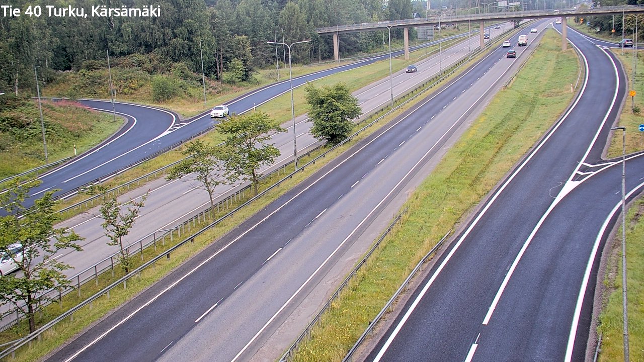Kelikamerat Kuva Tie 40 Turku, Kärsämäki, Turku, Varsinais-Suomi
