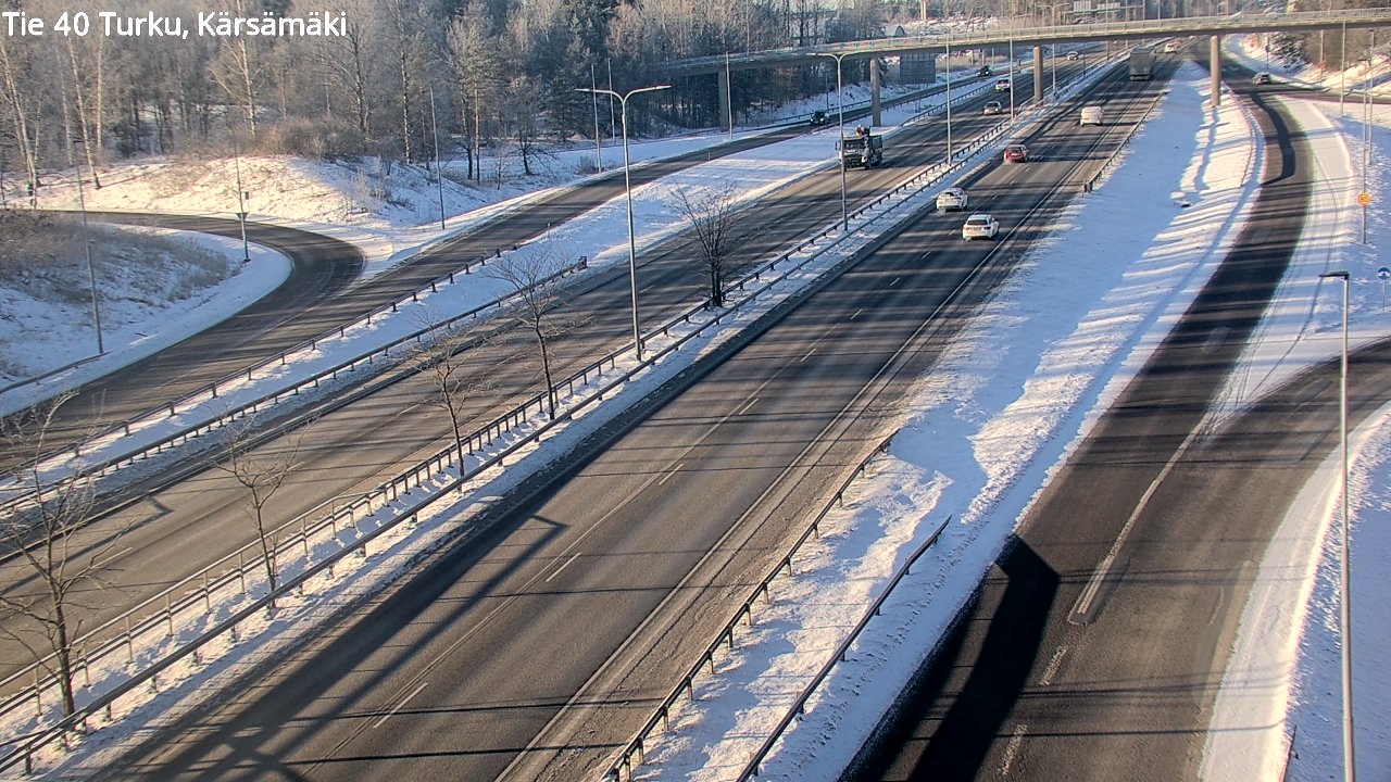Weather Camera Image Road 40 Turku, Kärsämäki, Turku, Varsinais-Suomi