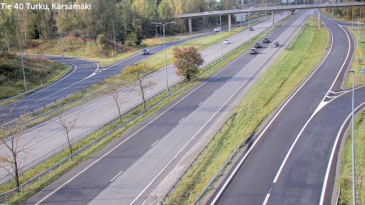 Weather Camera Image Road 40 Turku, Kärsämäki, Turku, Varsinais-Suomi