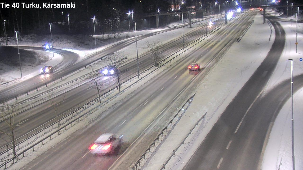 Weather Camera Image Väg 40 Åbo, Kärsämäki, Turku, Varsinais-Suomi