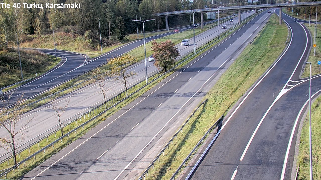 Weather Camera Image Road 40 Turku, Kärsämäki, Turku, Varsinais-Suomi