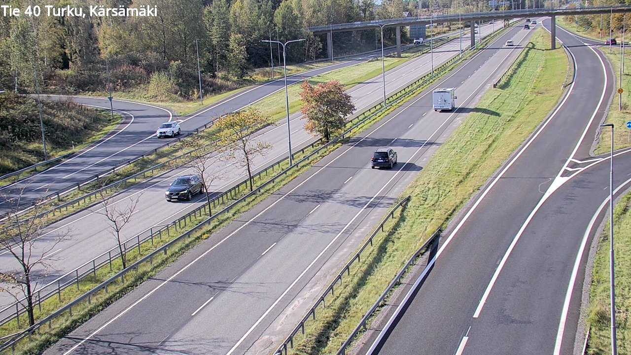 Weather Camera Image Road 40 Turku, Kärsämäki, Turku, Varsinais-Suomi