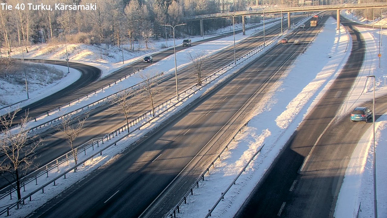 Weather Camera Image Road 40 Turku, Kärsämäki, Turku, Varsinais-Suomi