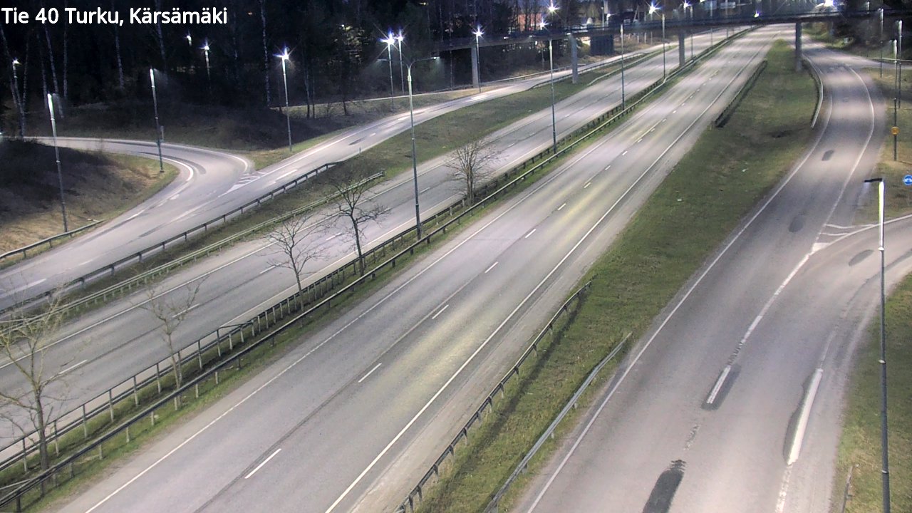 Weather Camera Image Road 40 Turku, Kärsämäki, Turku, Varsinais-Suomi