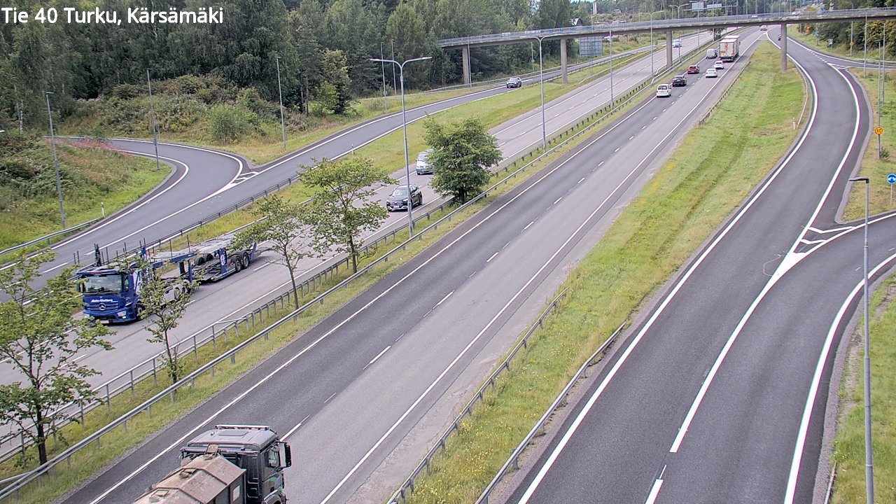 Weather Camera Image Road 40 Turku, Kärsämäki, Turku, Varsinais-Suomi