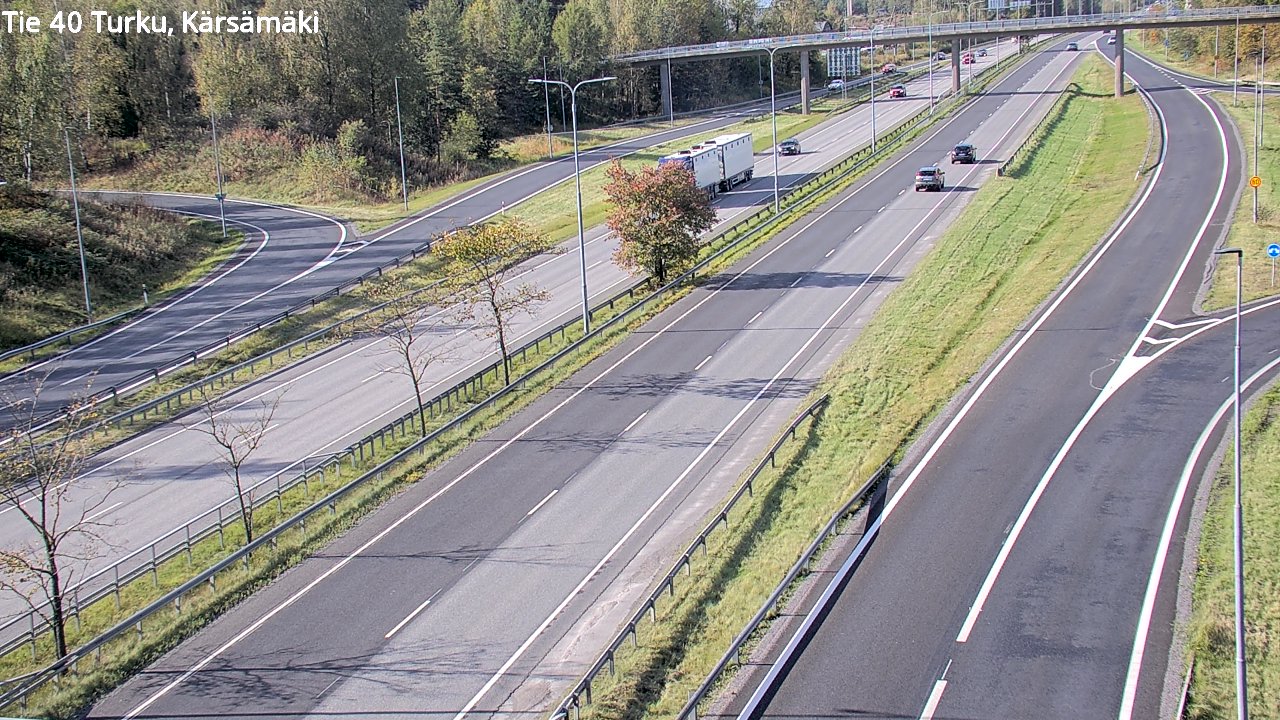 Weather Camera Image Road 40 Turku, Kärsämäki, Turku, Varsinais-Suomi