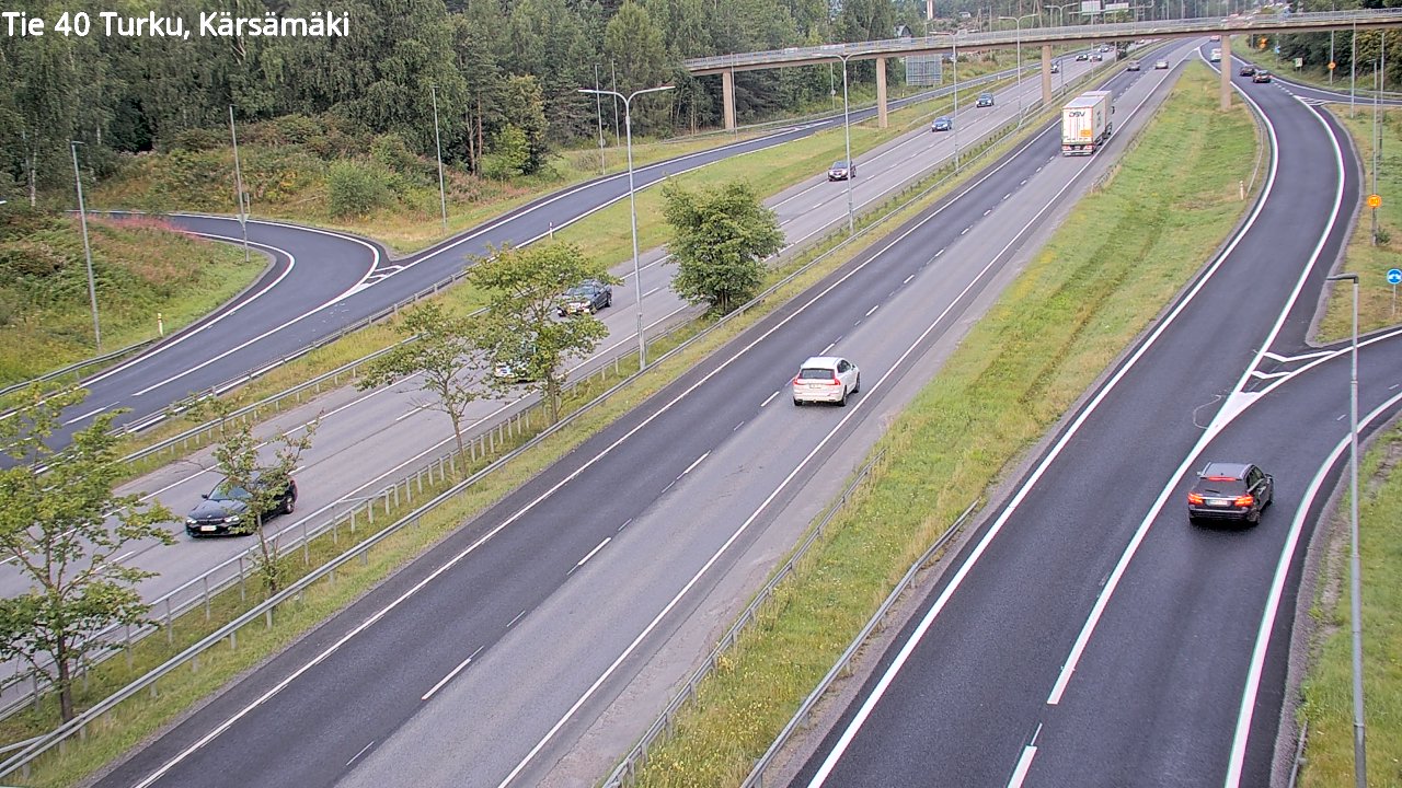 Weather Camera Image Road 40 Turku, Kärsämäki, Turku, Varsinais-Suomi