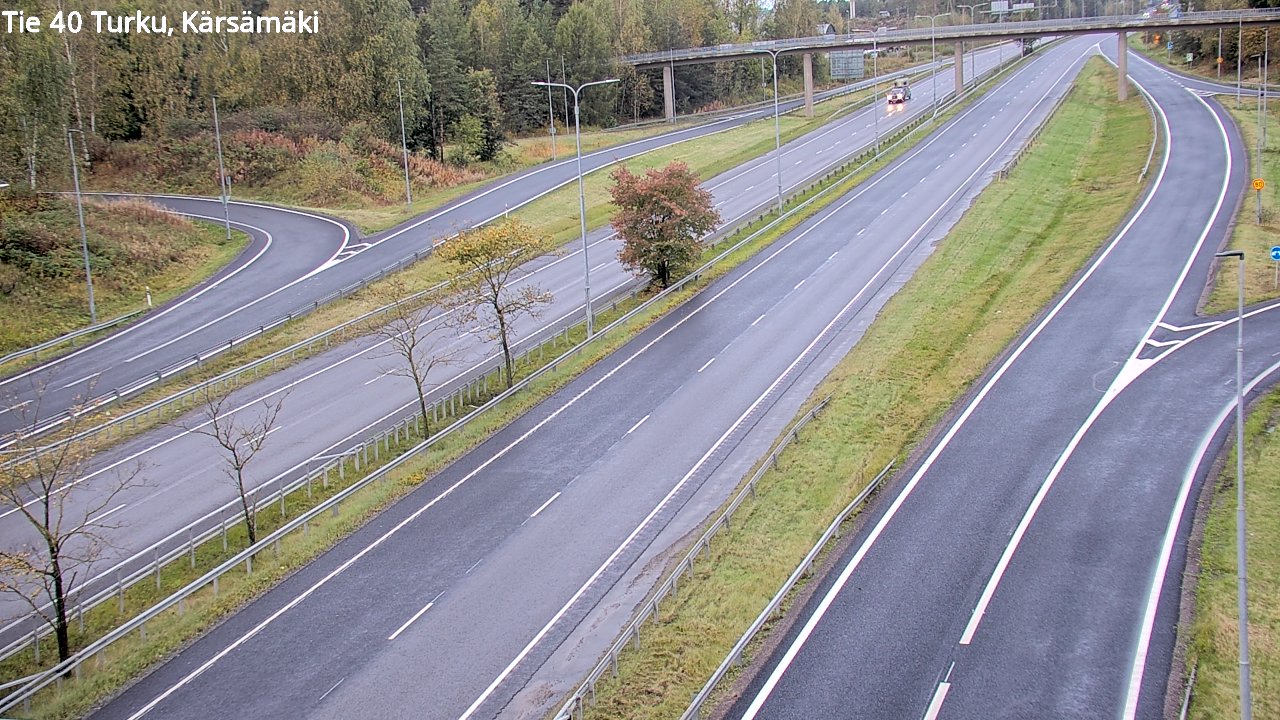 Weather Camera Image Väg 40 Åbo, Kärsämäki, Turku, Varsinais-Suomi