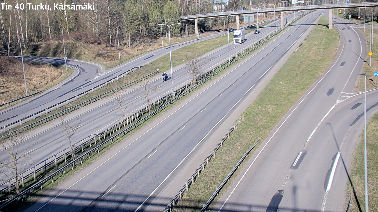 Weather Camera Image Väg 40 Åbo, Kärsämäki, Turku, Varsinais-Suomi