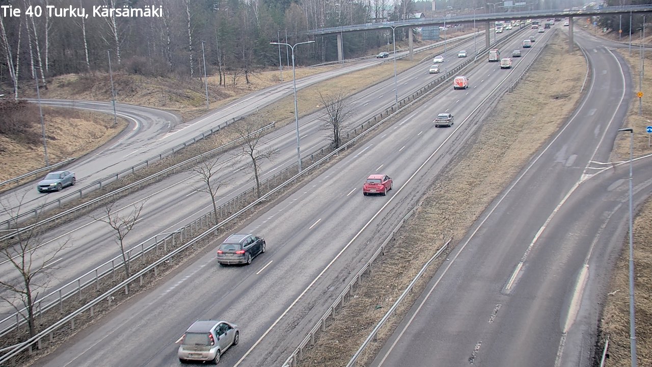 Weather Camera Image Road 40 Turku, Kärsämäki, Turku, Varsinais-Suomi