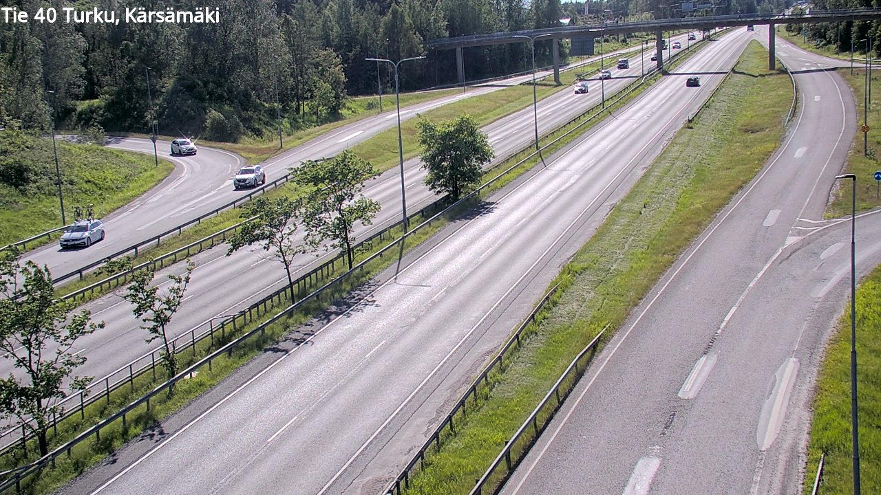 Weather Camera Image Väg 40 Åbo, Kärsämäki, Turku, Varsinais-Suomi