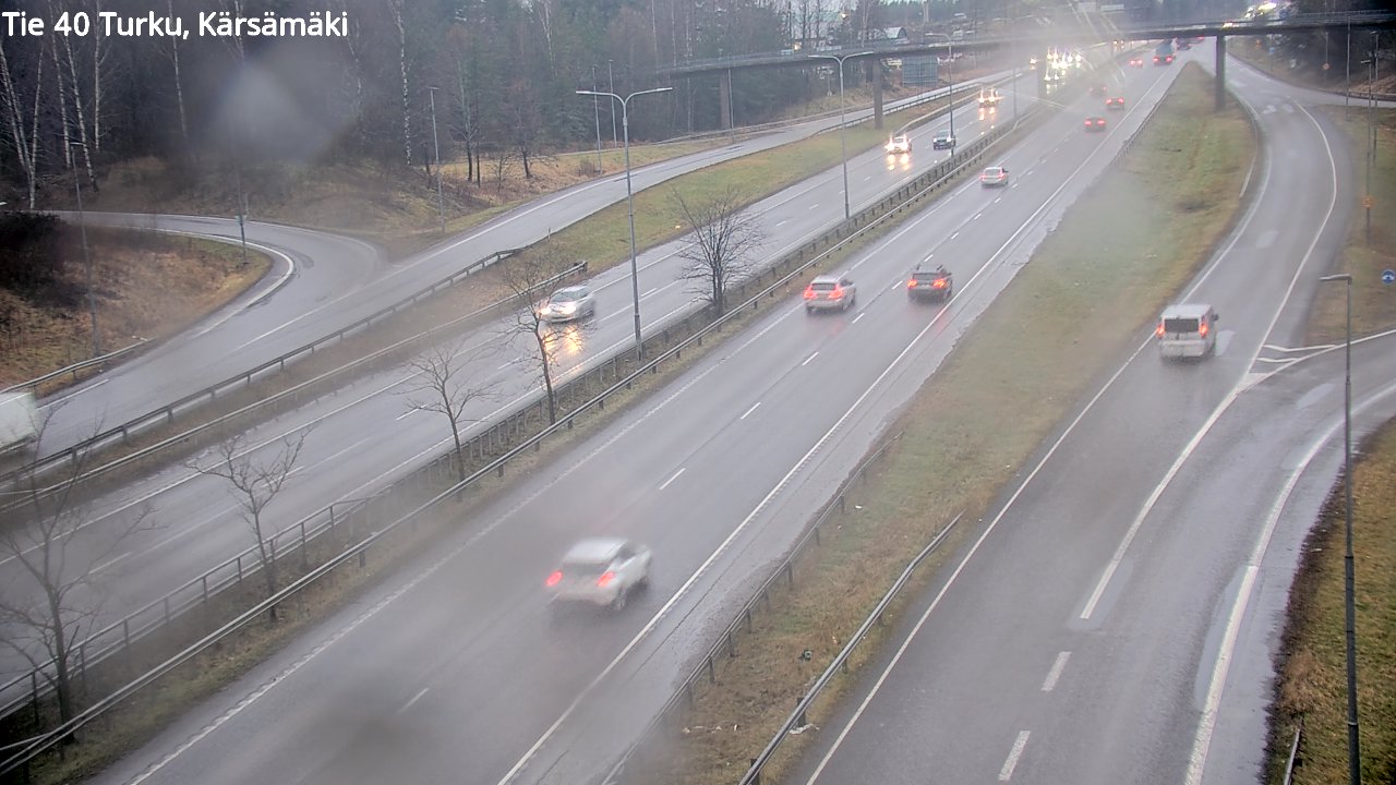 Weather Camera Image Väg 40 Åbo, Kärsämäki, Turku, Varsinais-Suomi