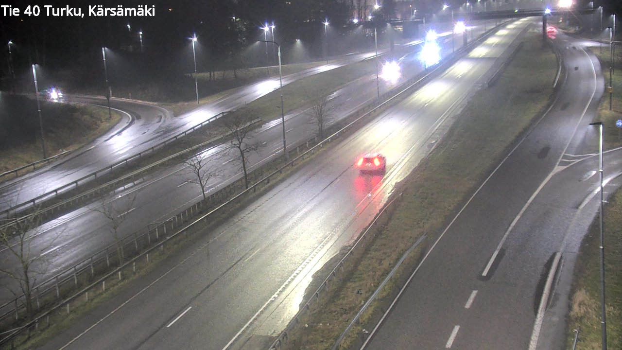Weather Camera Image Väg 40 Åbo, Kärsämäki, Turku, Varsinais-Suomi