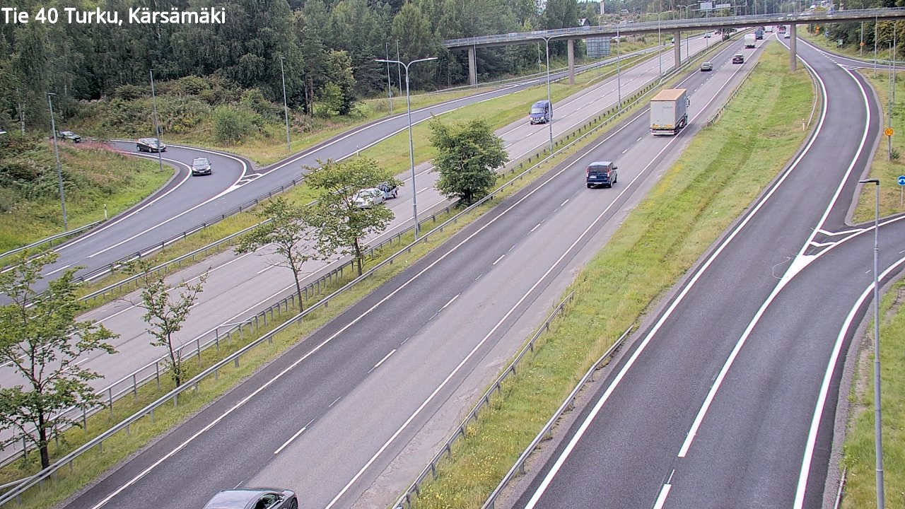 Weather Camera Image Road 40 Turku, Kärsämäki, Turku, Varsinais-Suomi