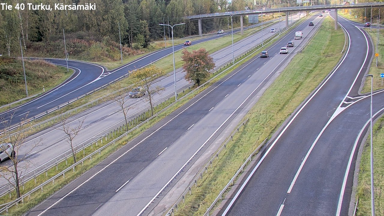 Weather Camera Image Road 40 Turku, Kärsämäki, Turku, Varsinais-Suomi