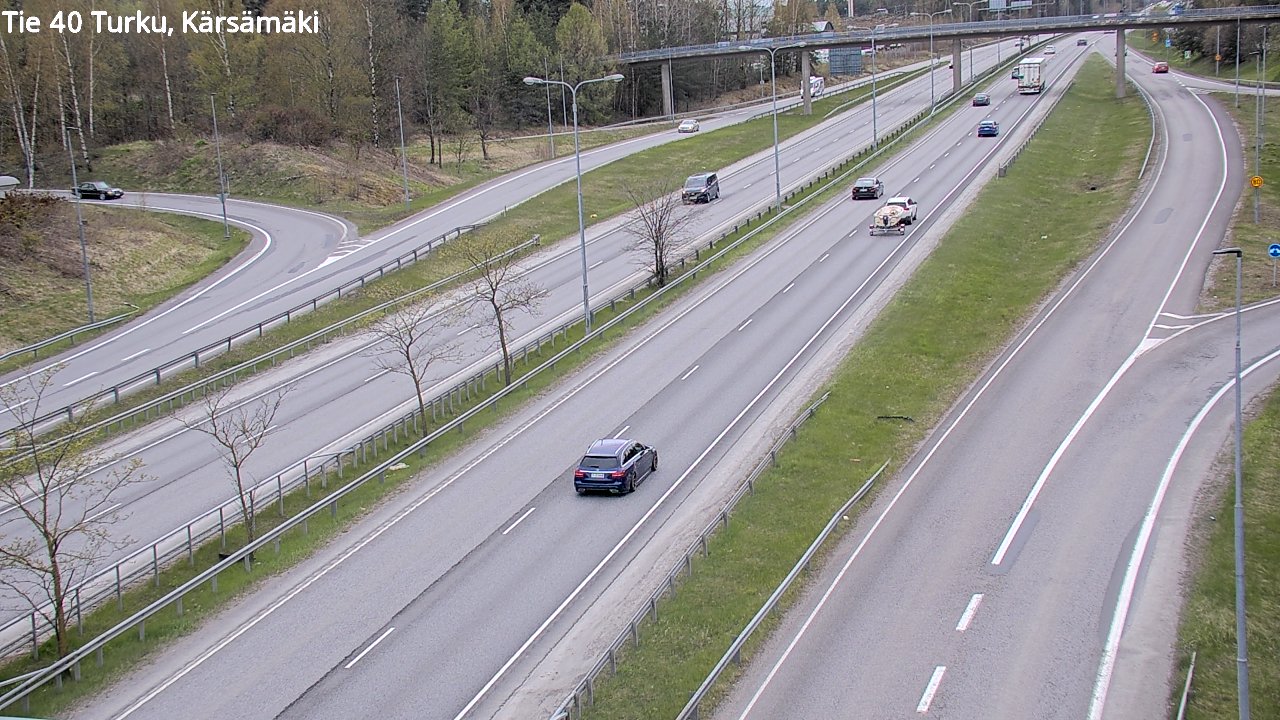 Weather Camera Image Road 40 Turku, Kärsämäki, Turku, Varsinais-Suomi